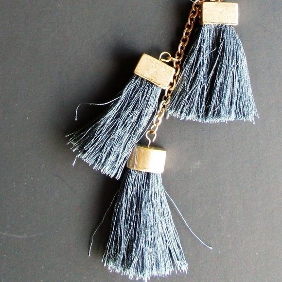 new directions Jewelry - New DIRECTIONS Blue Tassel Necklace